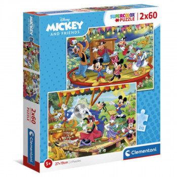 PUZZLE 2X60 MICKEY AND FRIENDS 
