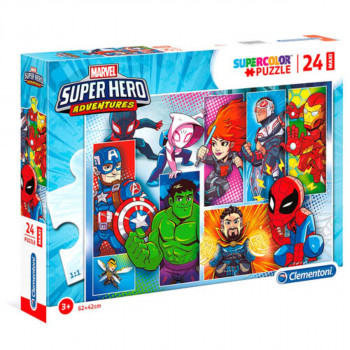 PUZZLE 24 MAXI SUPERHERO 