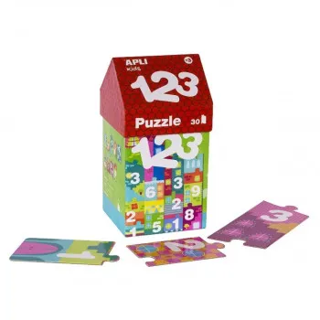 PUZZLE KUĆA NAUČI BROJEVE 30  KOM 