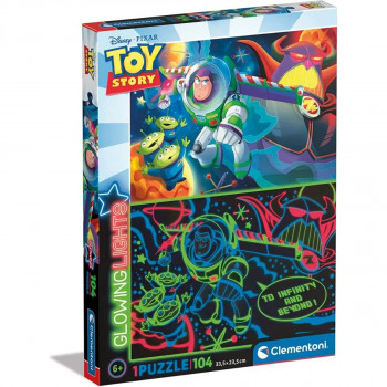 PUZZLE 104 GLOWING TOY STORY 