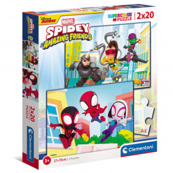 PUZZLE 2X20 SPIDEY I PRIJATELJI 