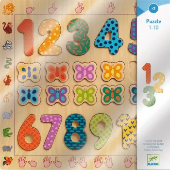 PUZZLE EDUKATIVNE - 1-10   DJ01801 
