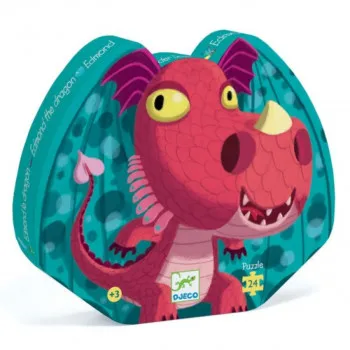 PUZZLE siluete Edmond the dragon 24 pcs 
