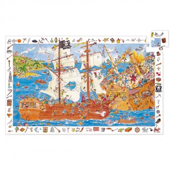PUZZLE observ. Pirates 100  pcs 