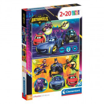PUZZLE 2X20 BATWHEELS 
