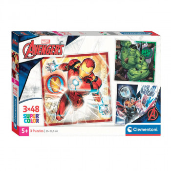 PUZZLE 3*48 SQUARE MARVEL AVENGERS 