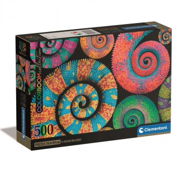 PUZZLE 500 HQC COLORBOOM CURLY TAILS COMPACT 