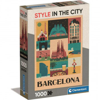 PUZZLE 1000 STYLE IN THE CITY BARCELONA COMPACT 