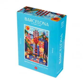 Puzzle,Barcelona,1000 pcs,chipboard 
