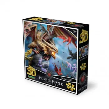 PUZZLE 3D 200PCS DRAGON CLAN 46*31cm 