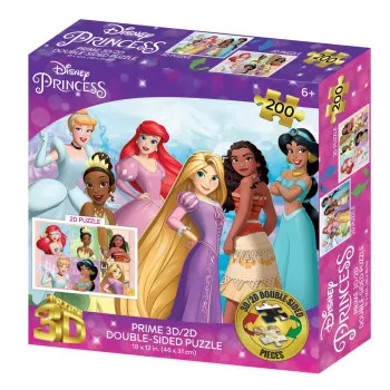 PUZZLE 3D 200PCS DIESNEY PRINCESS 31*46 