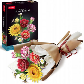 PUZZLE CUBIC FUN FLOWER BOUQET 