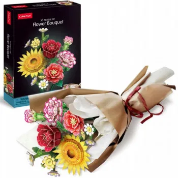 PUZZLE CUBIC FUN FLOWER BOUQET 