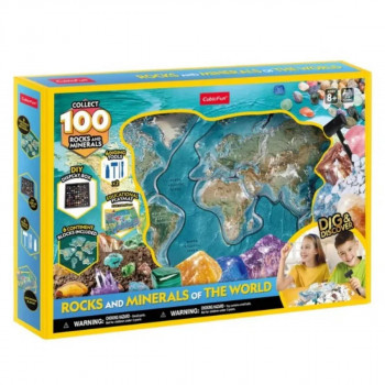 PUZZLE CUBIC FUN ROCKS AND MINERALS 