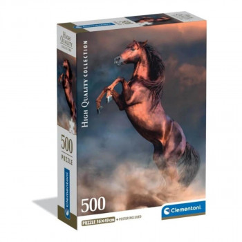 PUZZLE 500 HQC WILD RED STALLION COMPACT 