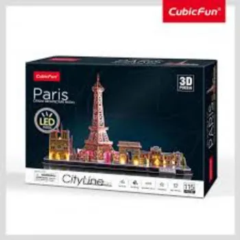 CUBIC FUN PUZZLE LED PARIS CITYLINE L525H 