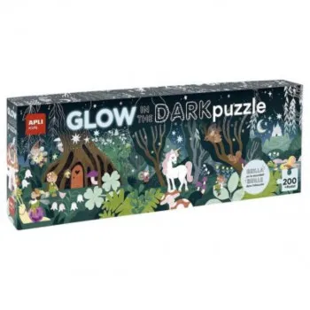 PUZZLE APLI FLUORESCENTNA ČAROBNA ŠUMA 
