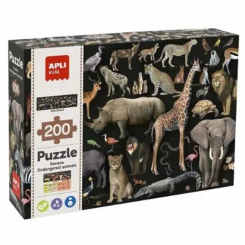 PUZZLE APLI SAVANNA UGROŽENE ŽIVOTINJE 200/1 