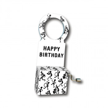 Muz.kutija za flašu H.Birthday muzička figura 