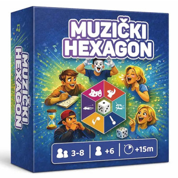 DRUŠTVENE IGRE MUZIČKI HEXAGON 