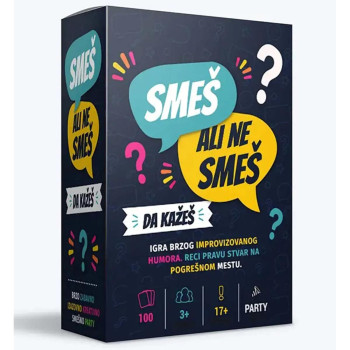 DRUŠTVENA IGRA SMEŠ ALI NE SMEŠ 
