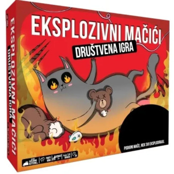 DRUŠTVENA IGRA EKSPLOZIVNI MAČIĆI DRUŠTVENA IGRA 