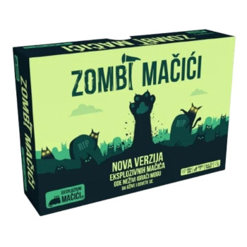 DRUŠTVENA IGRA EKSPLOZIVNI MAČIĆI ZOMBI 