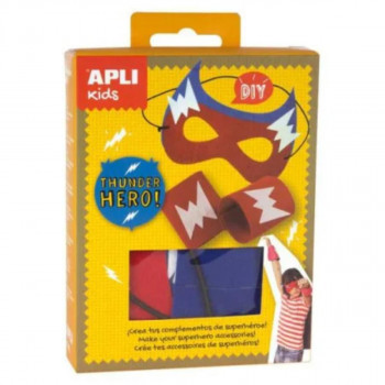 URADI SAM MASKA SUPERHEROJ APLI RED-BLUE 