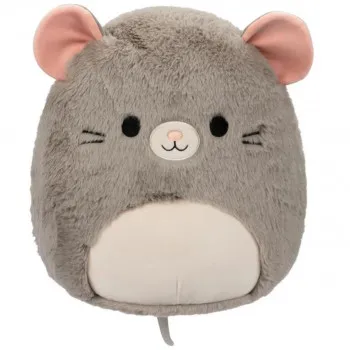 SQUISHMALLOWS FUZZAM.30cM SIVI MIŠ MISTY 