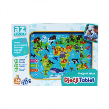 DJEČIJI TABLET MOJ PRVI ATLAS 
