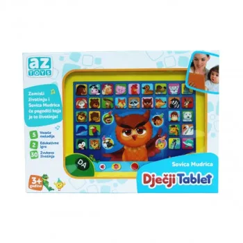 DJEČIJI TABLET SOVA MUDRICA 