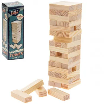 DRVENA IGRA RETRO WOODEN TOWER LP62006 