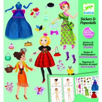 SLIKOVNICA SA NALJEPNICAMA-PAPERDOLLS PEGGY 