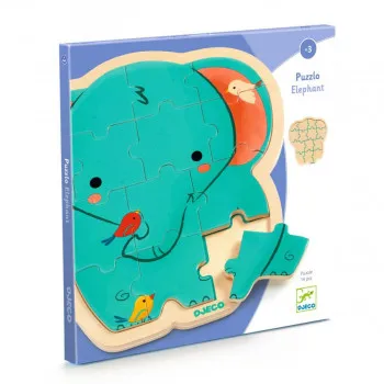 DRVENA SLAGALICA - DRVENA SLAGALICA Elephant 14 pcs 