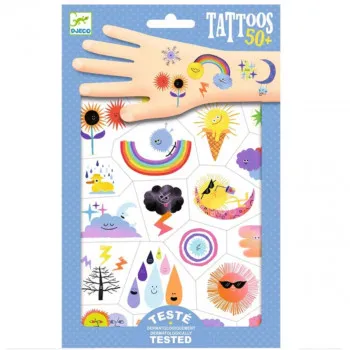 NALJEPNICE TATOO - Weather emojis 
