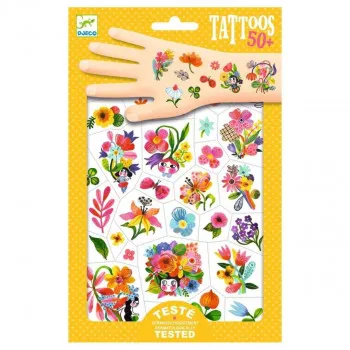 NALJEPNICE TATOO - Aqua flor 
