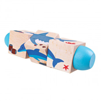 DRVENA SLAGALICA TWIST UNDER THE SEA BJ076 
