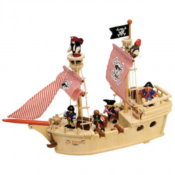 DRVENI PIRATSKI BROD T0094 