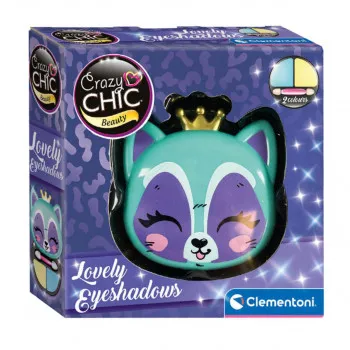 CLEMENTONI CRAZY CHIC RACCOON QUEEN ŠMINKA 