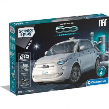 CLEMENTONI FIAT 500 ELECTRIC CAR-Building Set 