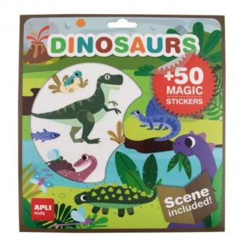 IGRA SA NALJEPNICAMA DINOSAURS 