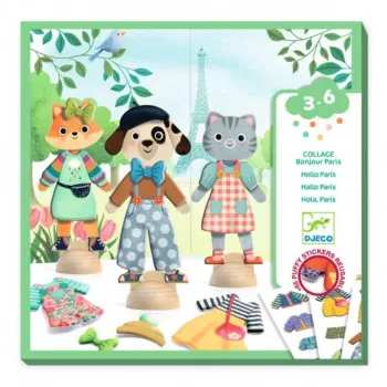 KOLAŽ SET Bonjour Paris DJ09849 