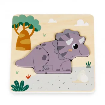 PINO 3D SLAGALICA TRICERATOPS 4 ELEMENTA 