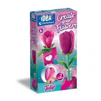 CLEMENTONI KREATIVNI SET NAPRAVI CVIJET-TULIPAN 