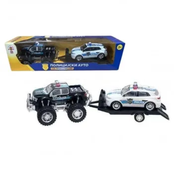 AUTO POLICIJSKI SET DŽIP I AUTOMOBIL FRIKCIONI 918524 