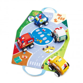 Hape plišani auto na povlačenje H0076 