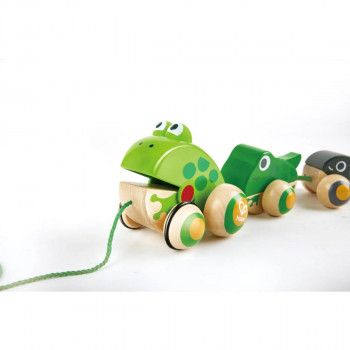 Hape igračka na povlačenje žaba H0365 