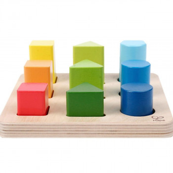 Hape drvene slagalice boje i oblici H0426 