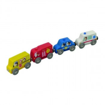 Hape šareni vozni park set za igru H8782 