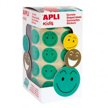 SAMOLJEPLJIVI STIKERI APLI SMILE GREEN 20mm 